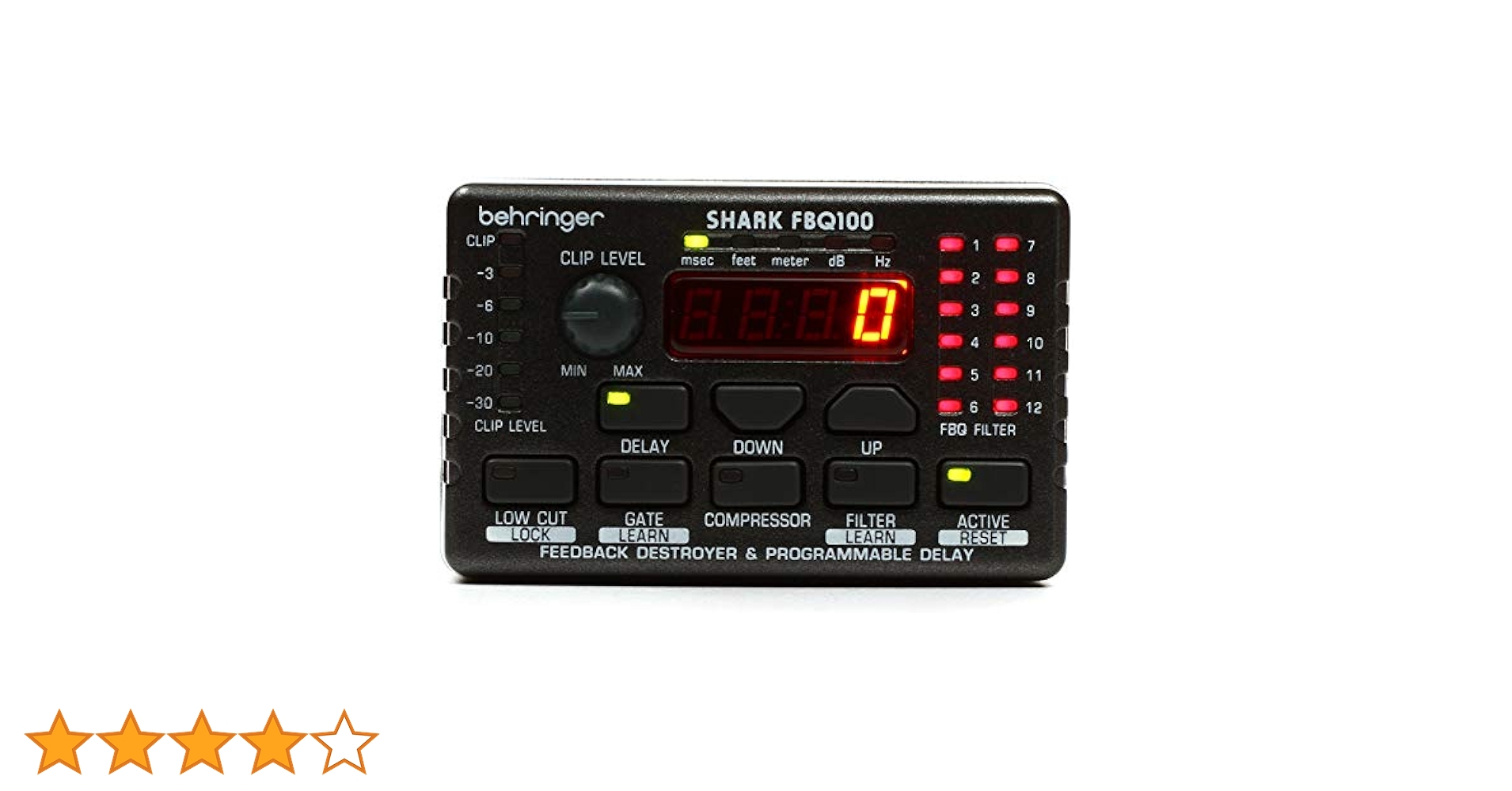 Behringer Shark FBQ100 べリンガー　アンチフィードバッカー Behringer SHARK FBQ100 Automatic Feedback Destroyer FBQ100 B&H